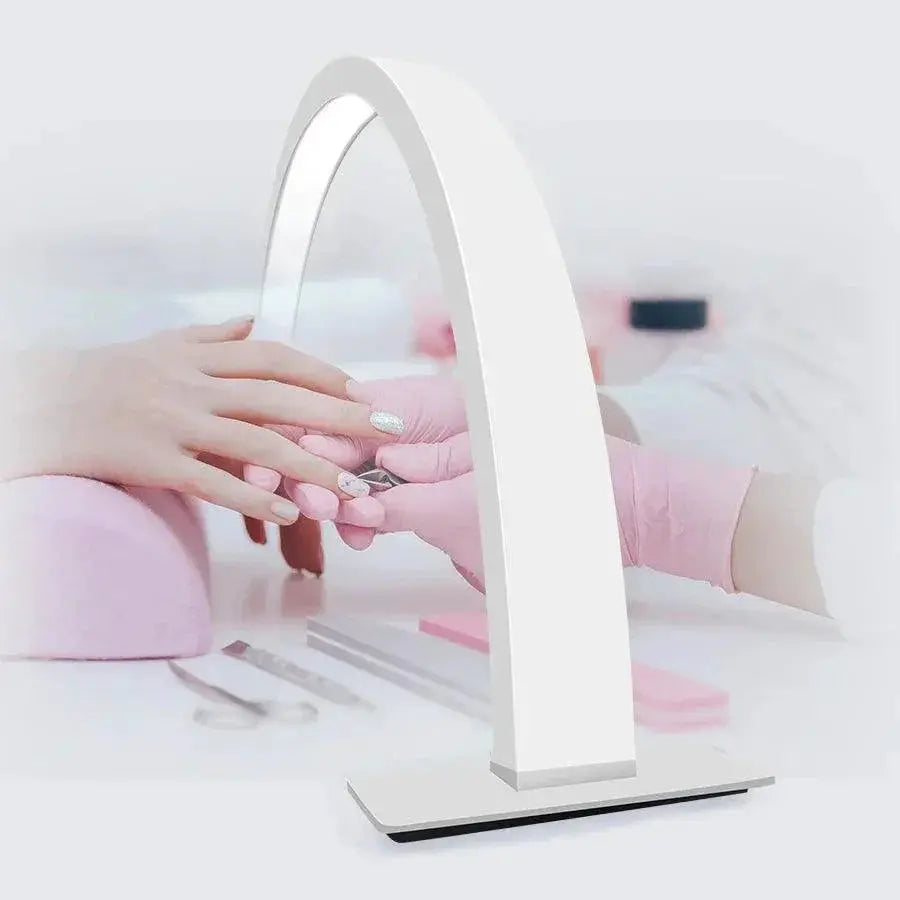 LED Dimmable Half Moon Table Lamp For Artists 39W 3 Modes