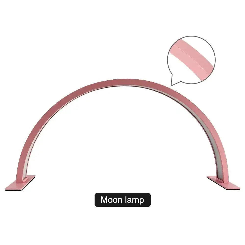 LED Dimmable Half Moon Table Lamp For Artists 39W 3 Modes