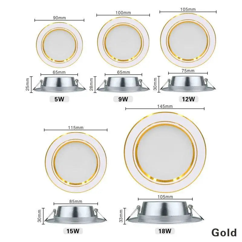 Led Downlight Energy Saving Lighting Solution 5W 9W