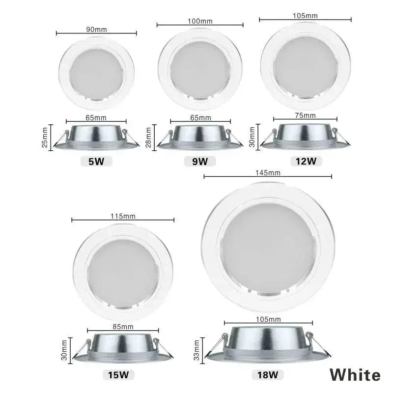 Led Downlight Energy Saving Lighting Solution 5W 9W