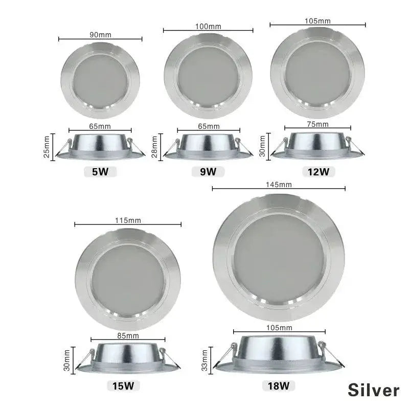 Led Downlight Energy Saving Lighting Solution 5W 9W