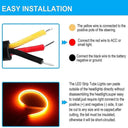 LED DRL Car Daytime Running Lights Enhance Visibility & Style