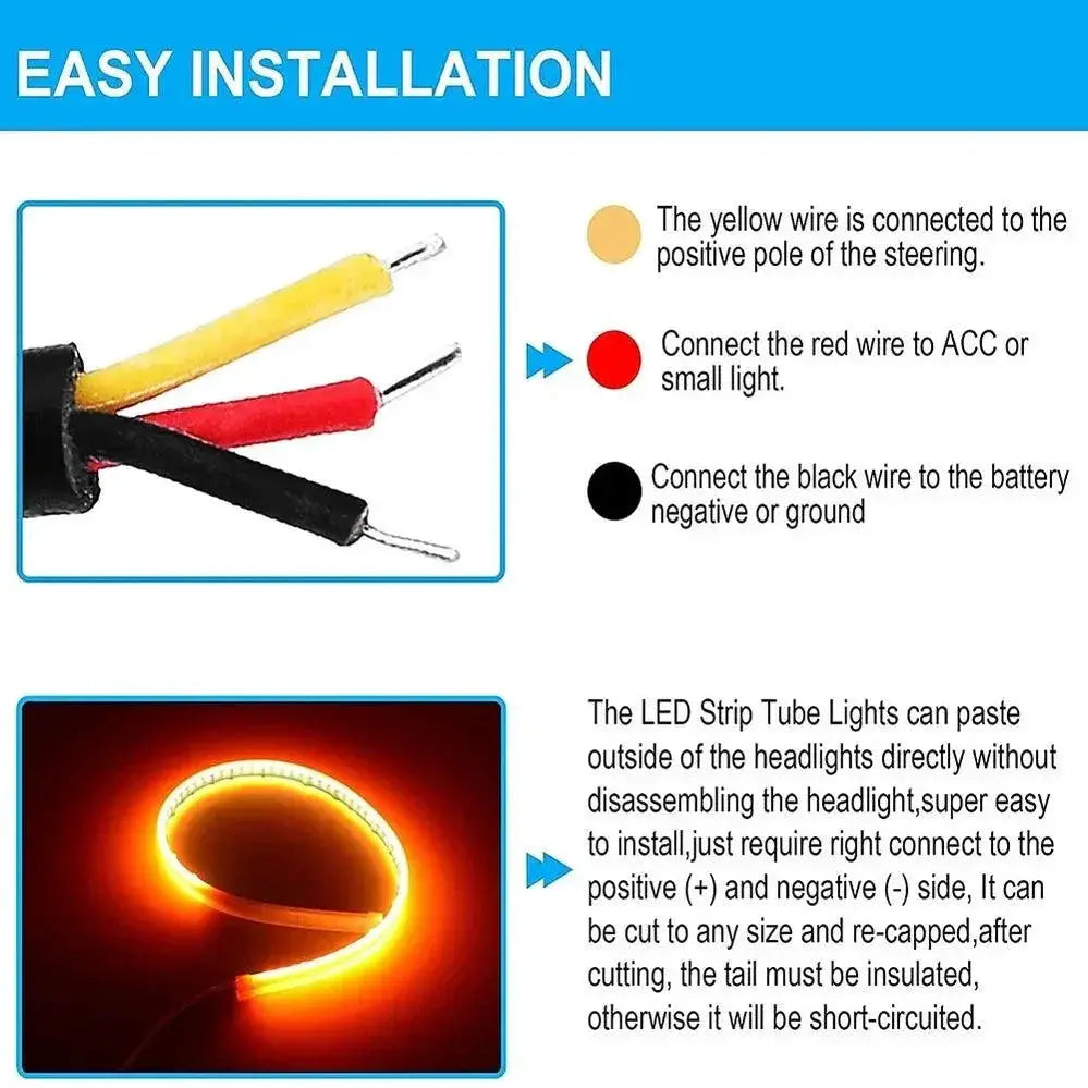 LED DRL Car Daytime Running Lights For Visibility And Style