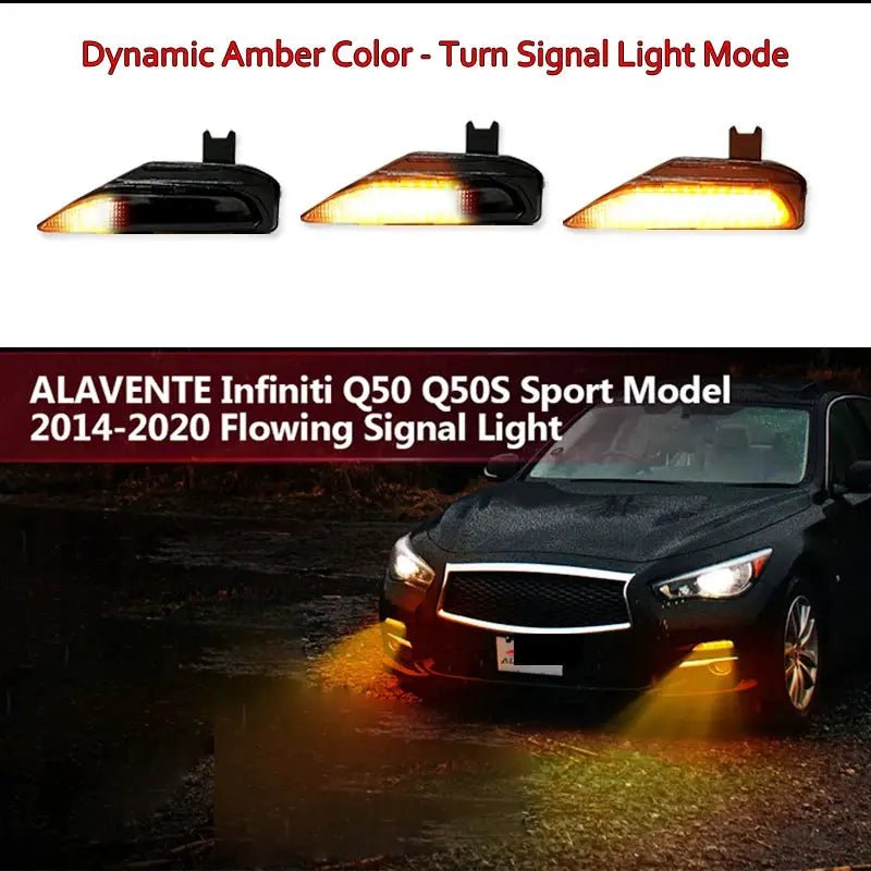 LED DRL Switchback for Q50 Safer Driving