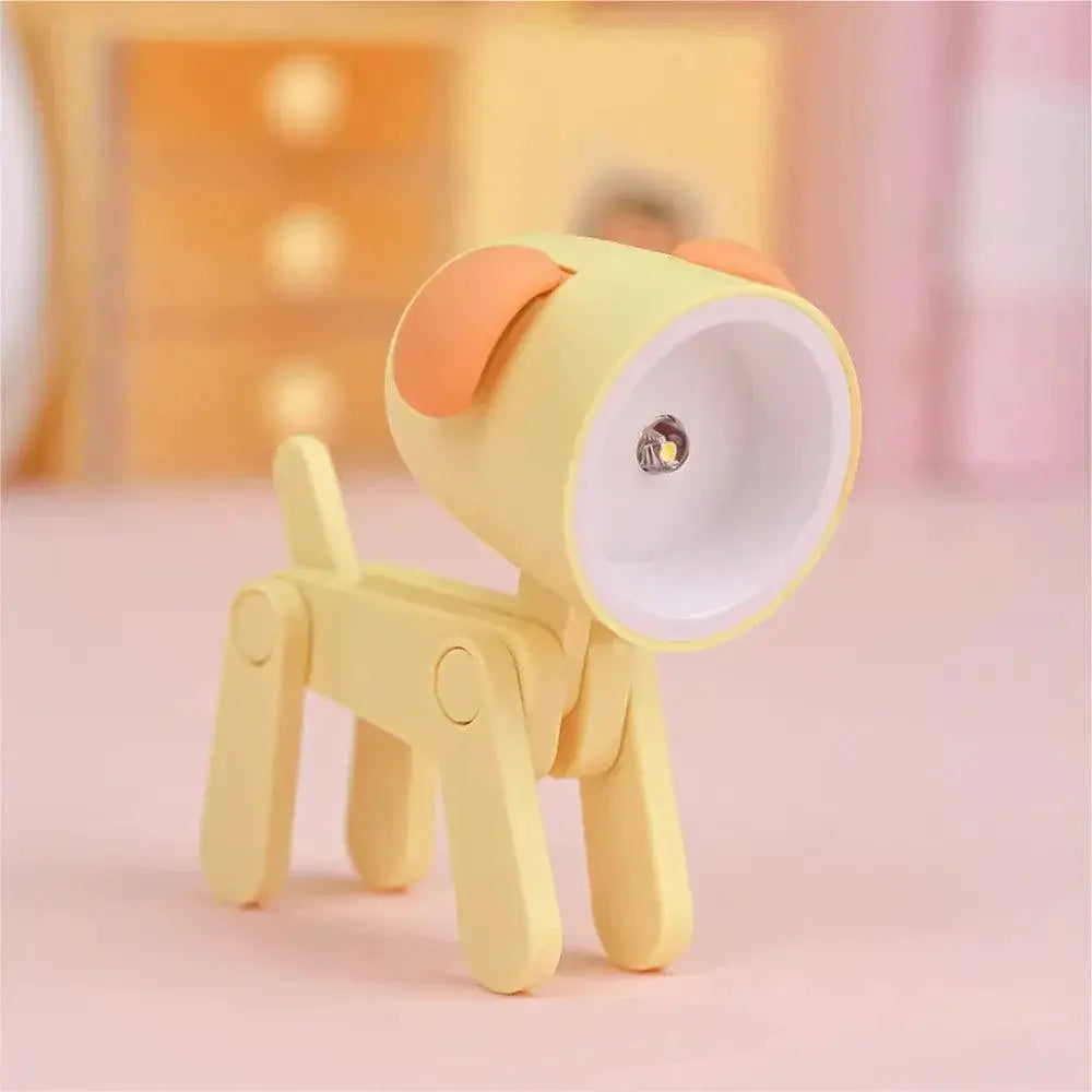 LED Folding Night Light Cute Pet Desk Lamp For Decor