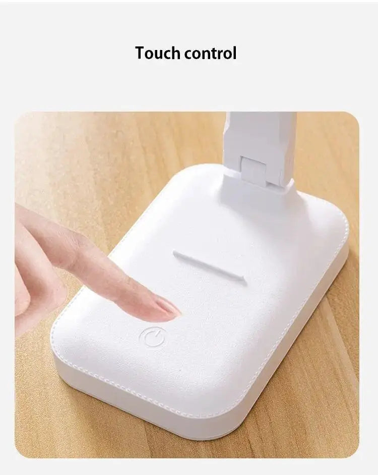LED Folding Table Lamp USB Touch Control Eye Protection - OurLum.com