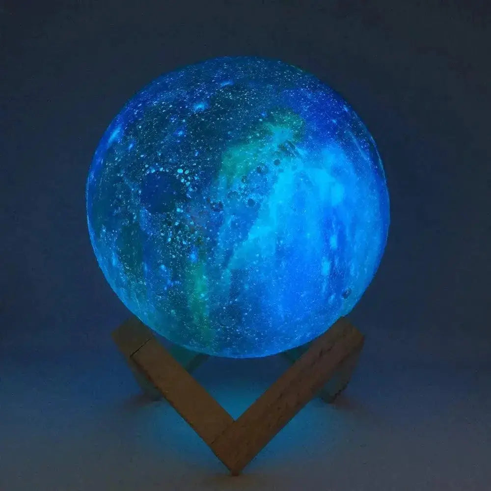 Moon Lamp Night Light With Remote 16 Colors Galaxy LED