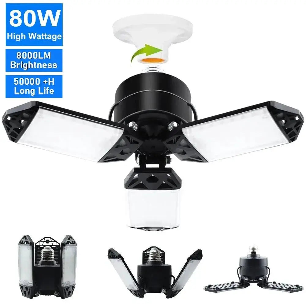LED Garage Lights Ultra Bright Energy Efficient Fixture