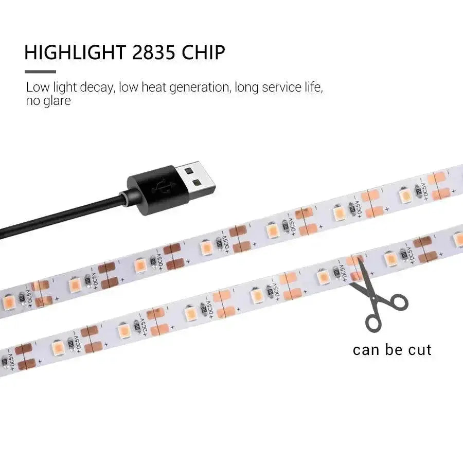 LED Grow Light Strip Full Spectrum for Plant Growth