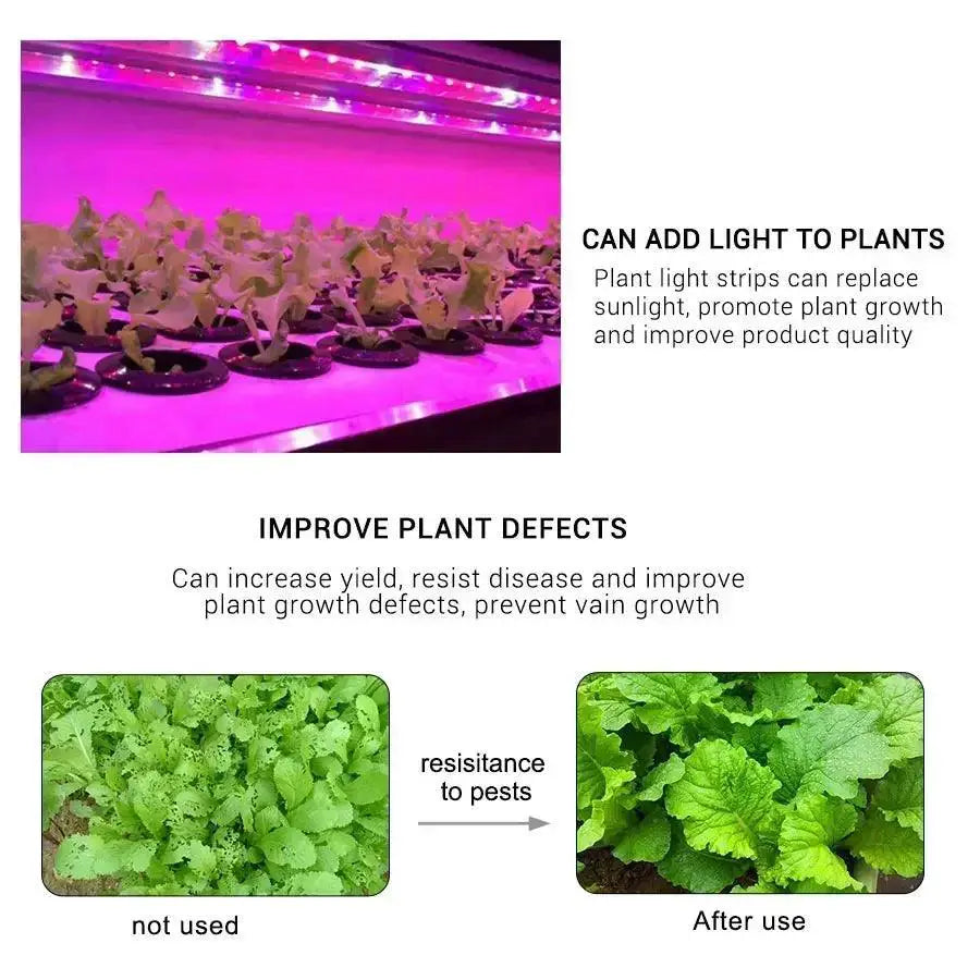 LED Grow Light Strip Full Spectrum for Plant Growth