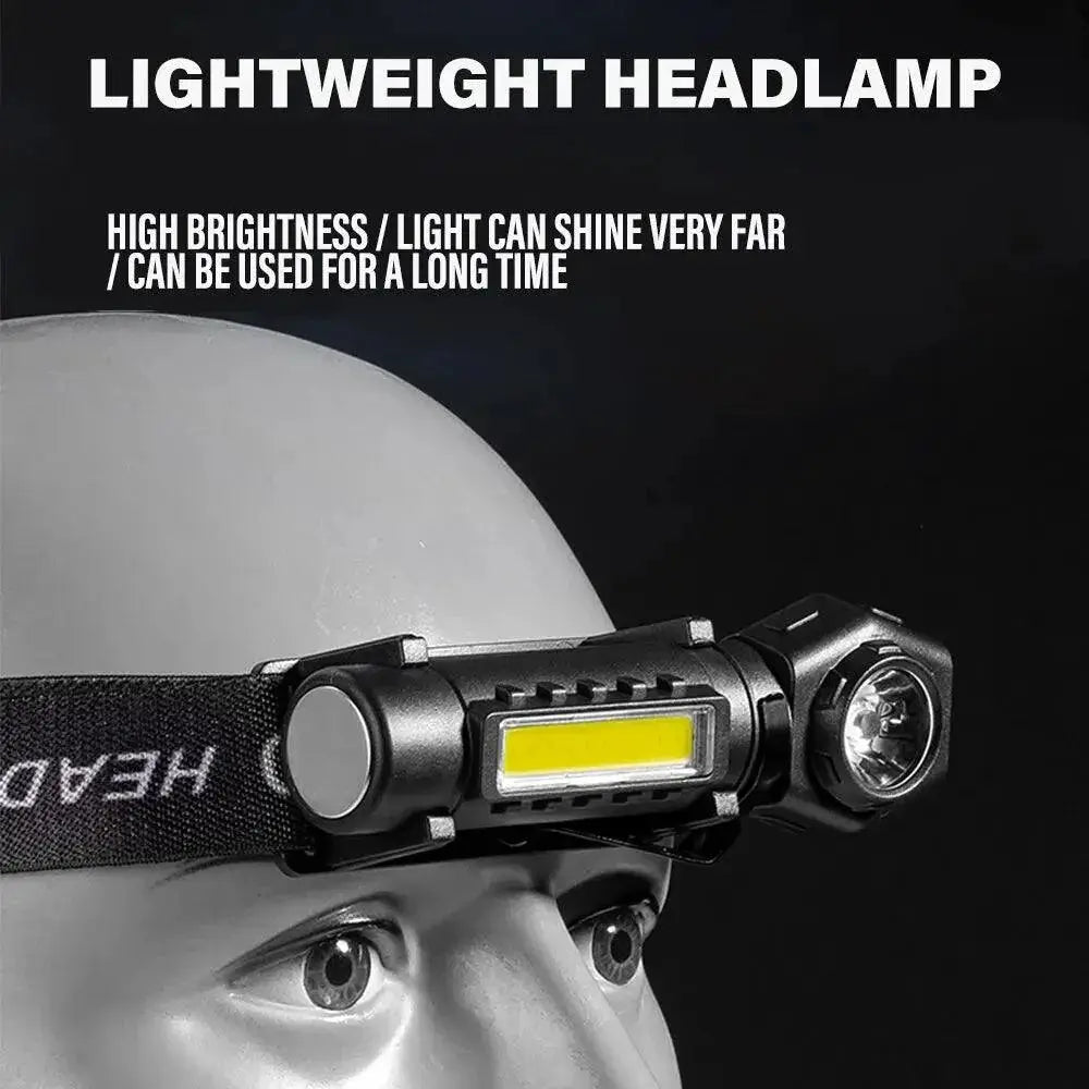 LED Headlamp Flashlight for Outdoor Adventures and Camping