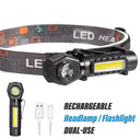 LED Headlamp Flashlight for Outdoor Adventures and Camping