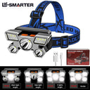 LED Headlamp for Night Fishing and Camping Rechargeable Light