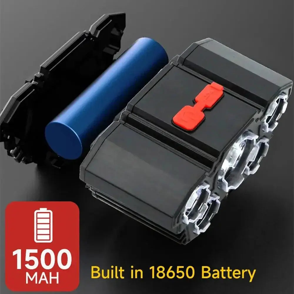 LED Headlamp With Waterproof Design For Outdoor Adventures