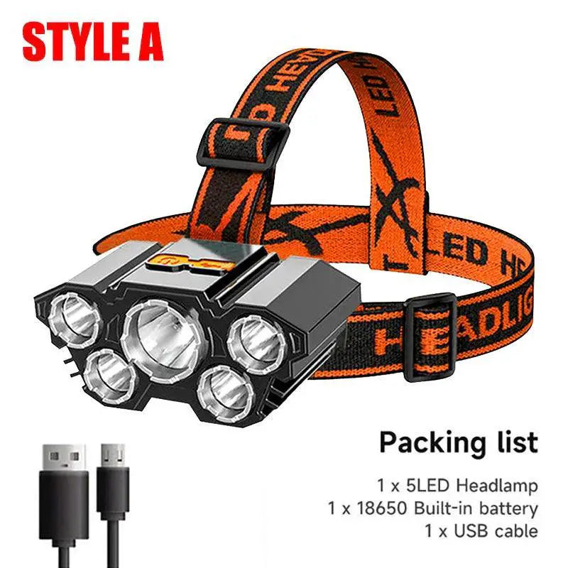LED Headlamp With Waterproof Design For Outdoor Adventures