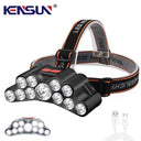 LED Headlamp Rechargeable Headlight Versatile Outdoor Lighting