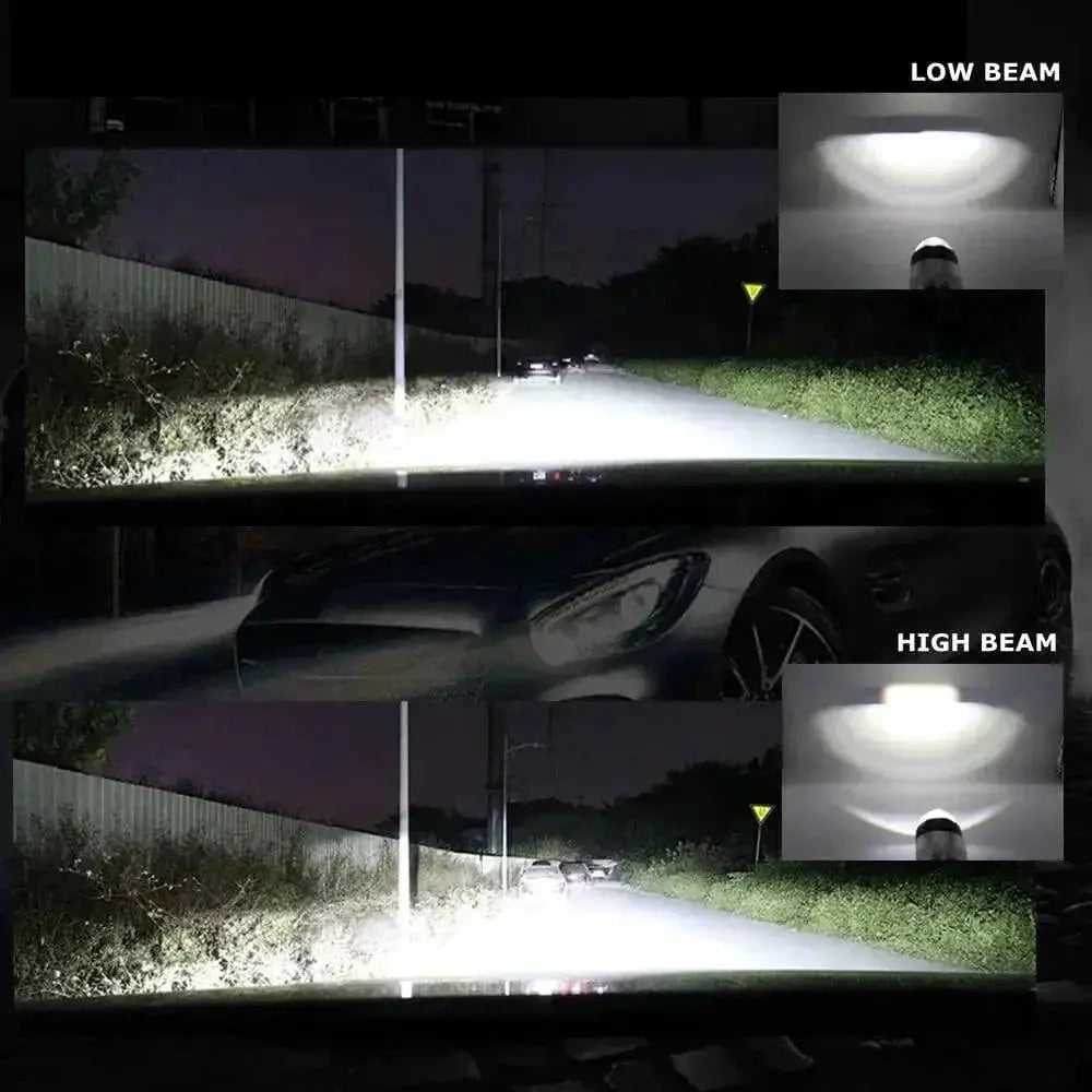 LED Headlight Bulb Kit Enhanced Car Visibility Upgrade Now