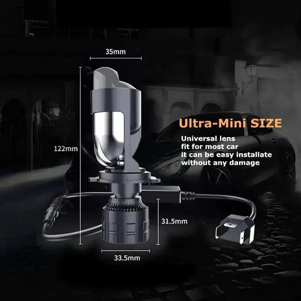 LED Headlight Bulb Kit Enhanced Car Visibility Upgrade Now