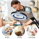 LED Illuminated Magnifier USB LED Magnifying Glass for Repair