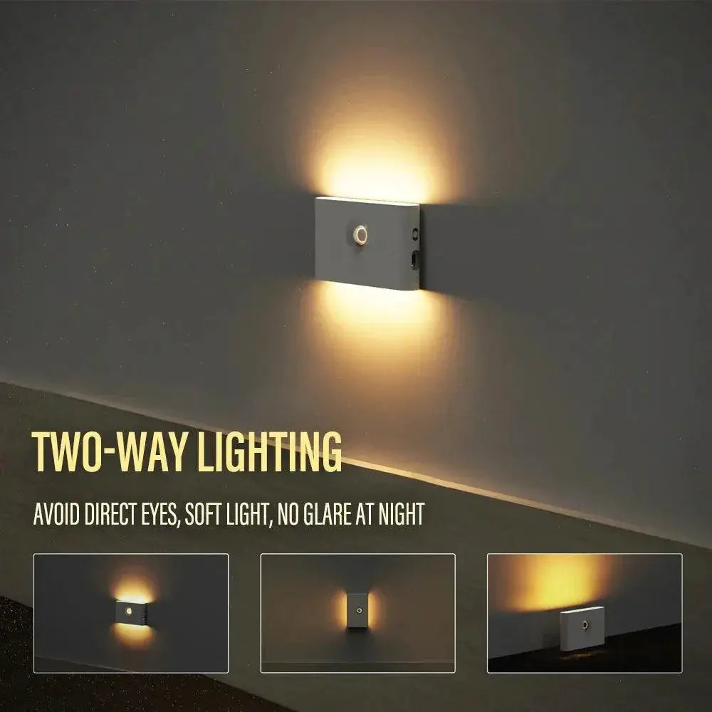 LED Induction Night Light With Motion Sensor USB Charging