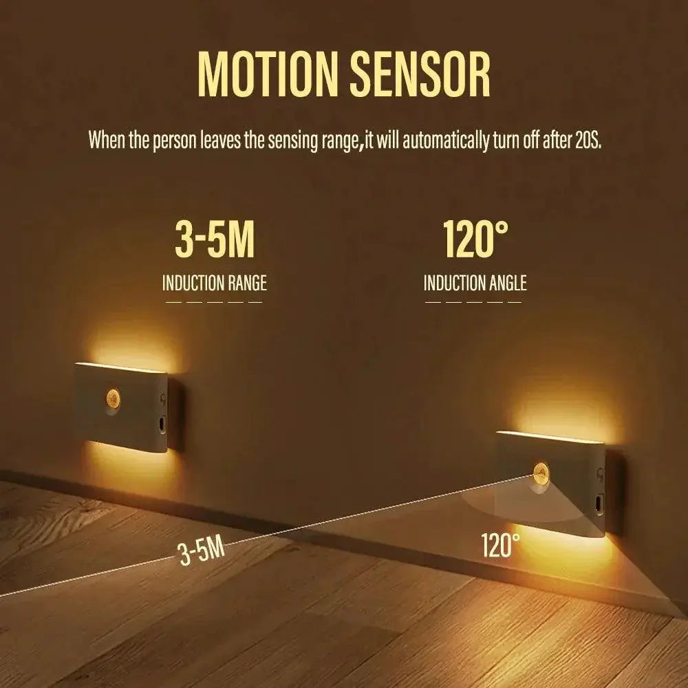 LED Induction Night Light With Motion Sensor USB Charging
