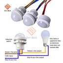 LED Infrared Motion Sensor Light Switch Efficient Automatic