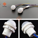 LED Infrared Motion Sensor Light Switch Efficient Automatic