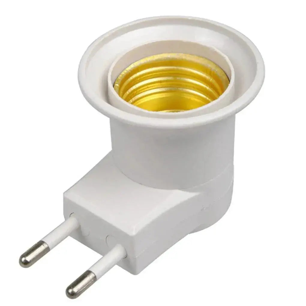 LED Light Adapter Converter Easy On Off Switch For E27 Bulbs