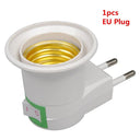 LED Light Adapter Converter Easy ON/OFF Switch for E27 Bulbs