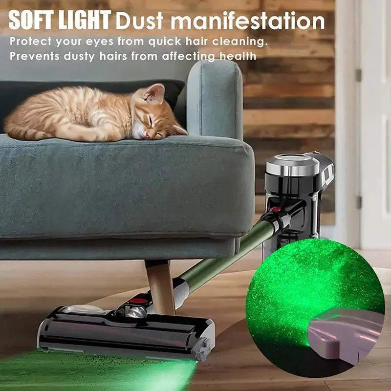LED Light Vacuum Attachment For Hidden Dust And Pet Hair