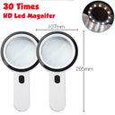 LED Magnifying Glass With Light For Elderly Reading Tool
