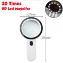 LED Magnifying Glass With Light For Elderly Reading Tool