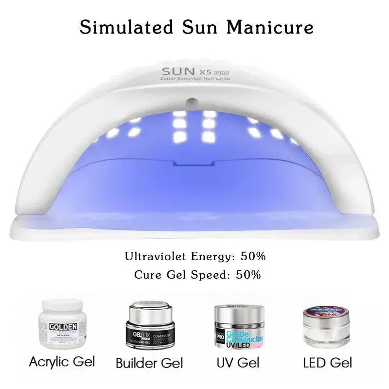 LED Motion Sensing Nail Dryer Quick Cure Adjustable Power