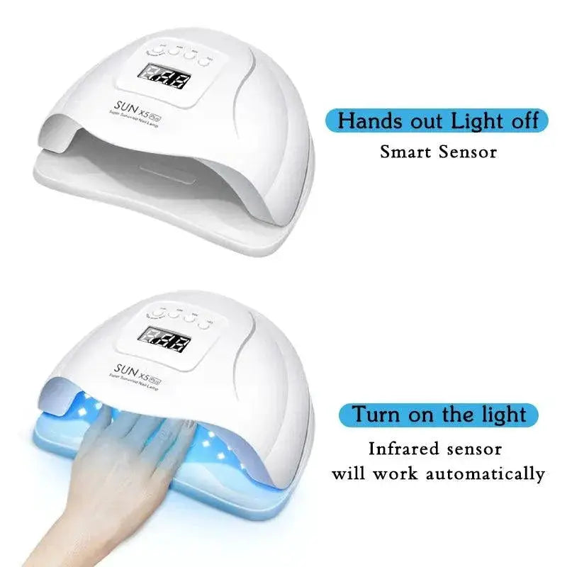 LED Motion Sensing Nail Dryer Quick Cure Adjustable Power
