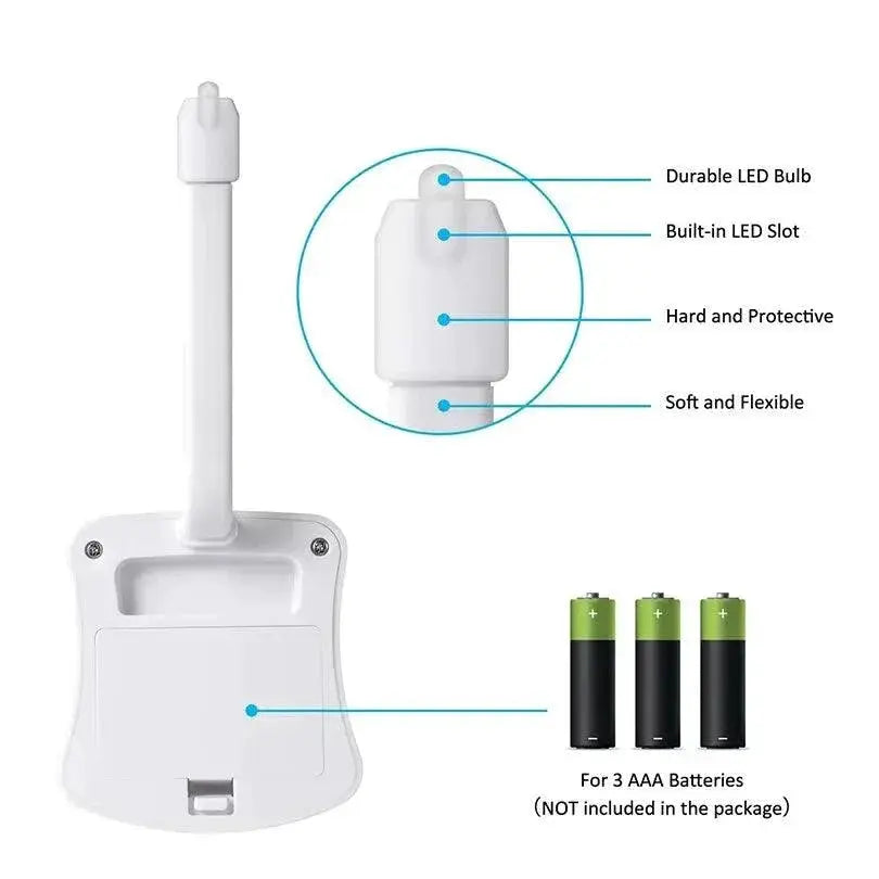 LED Motion Sensor Toilet Night Light 8 Colors Bowl Lighting