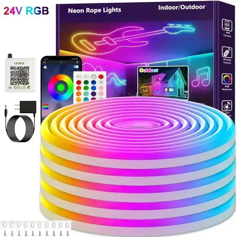 LED Neon Rope Lights Outdoors