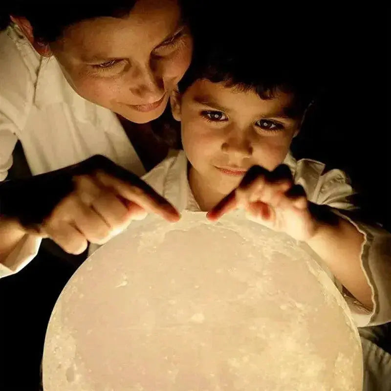 Moon Lamp Battery Powered 3D Moon Night Light Decor