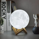 Moon Lamp: Battery-Powered LED 3D Night Light Decor