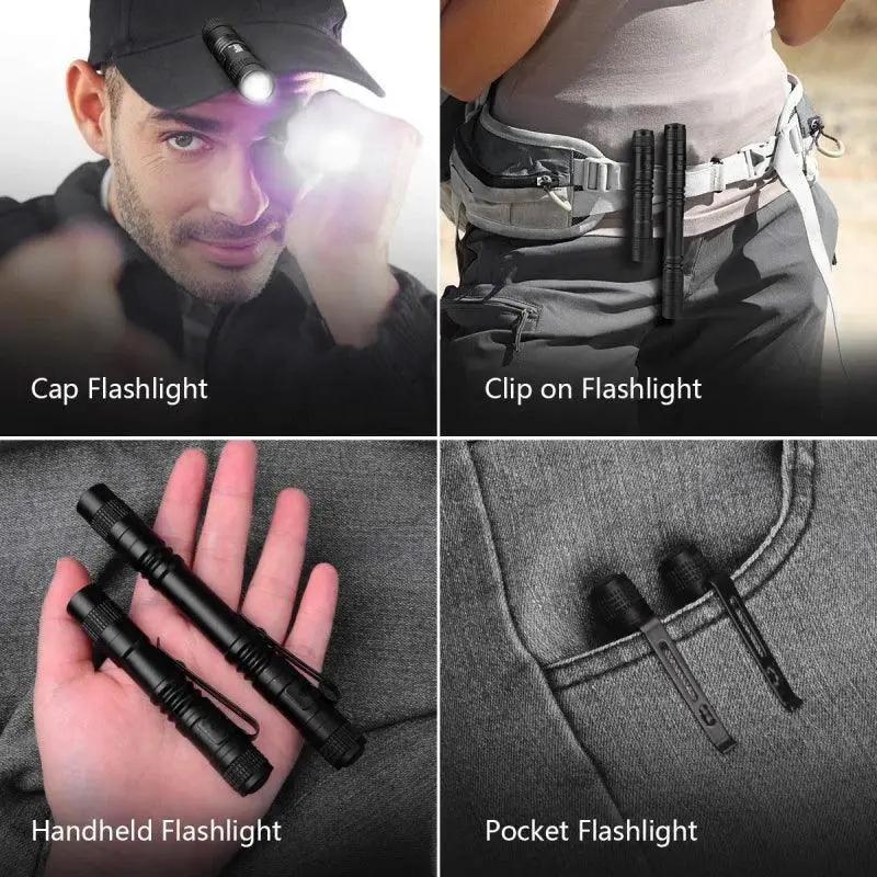 LED Pen Light Bright Compact Torch For Camping Use