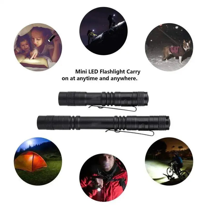 LED Pen Light Bright Compact Torch For Camping Use