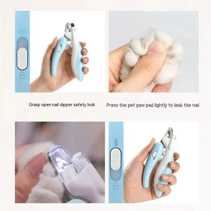 LED Pet Nail Clippers For Dogs And Cats Safe Grooming