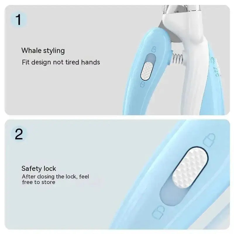 LED Pet Nail Clippers For Dogs And Cats Safe Grooming