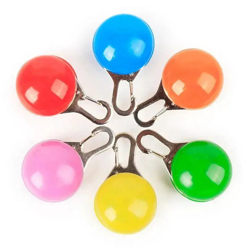 LED Pet Safety Collar Night Walking Glowing Pendant Flash