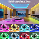 LED RGB Neon Lights Dynamic Music Sync App Control Decor
