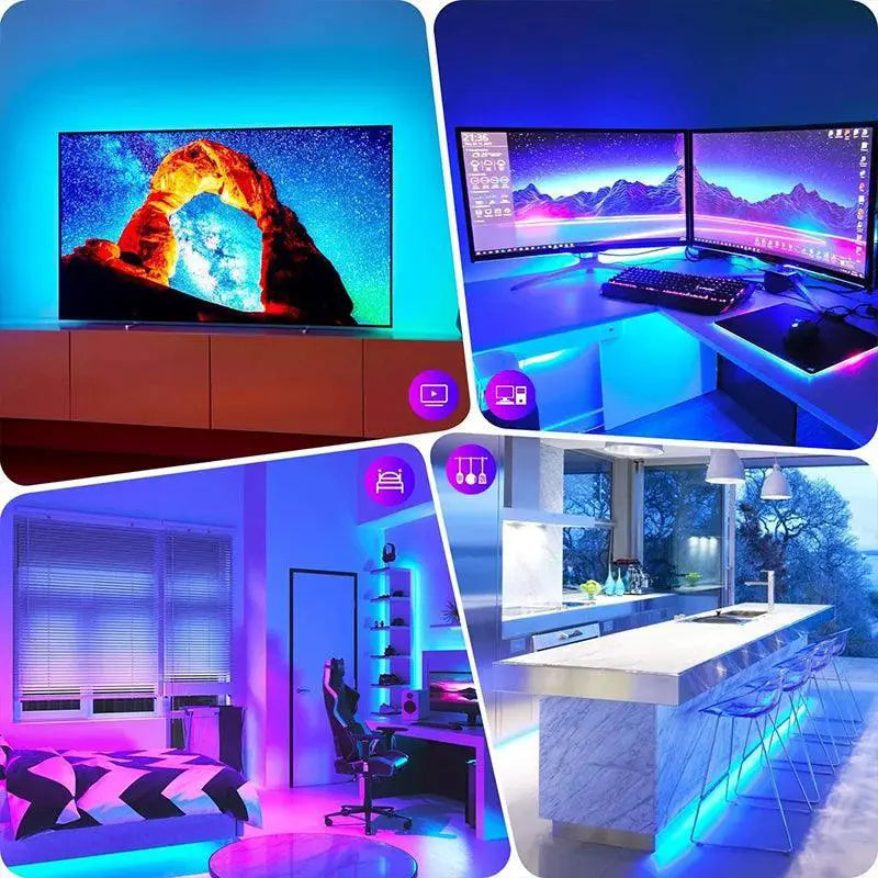 LED RGB Neon Lights With Music Sync And App Control