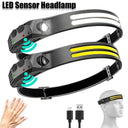 LED Sensor Headlamp: Ultimate Rechargeable Light for Adventures