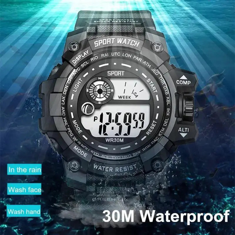 LED Sport Watch Luminous Military Timepiece for Men - OurLum.com