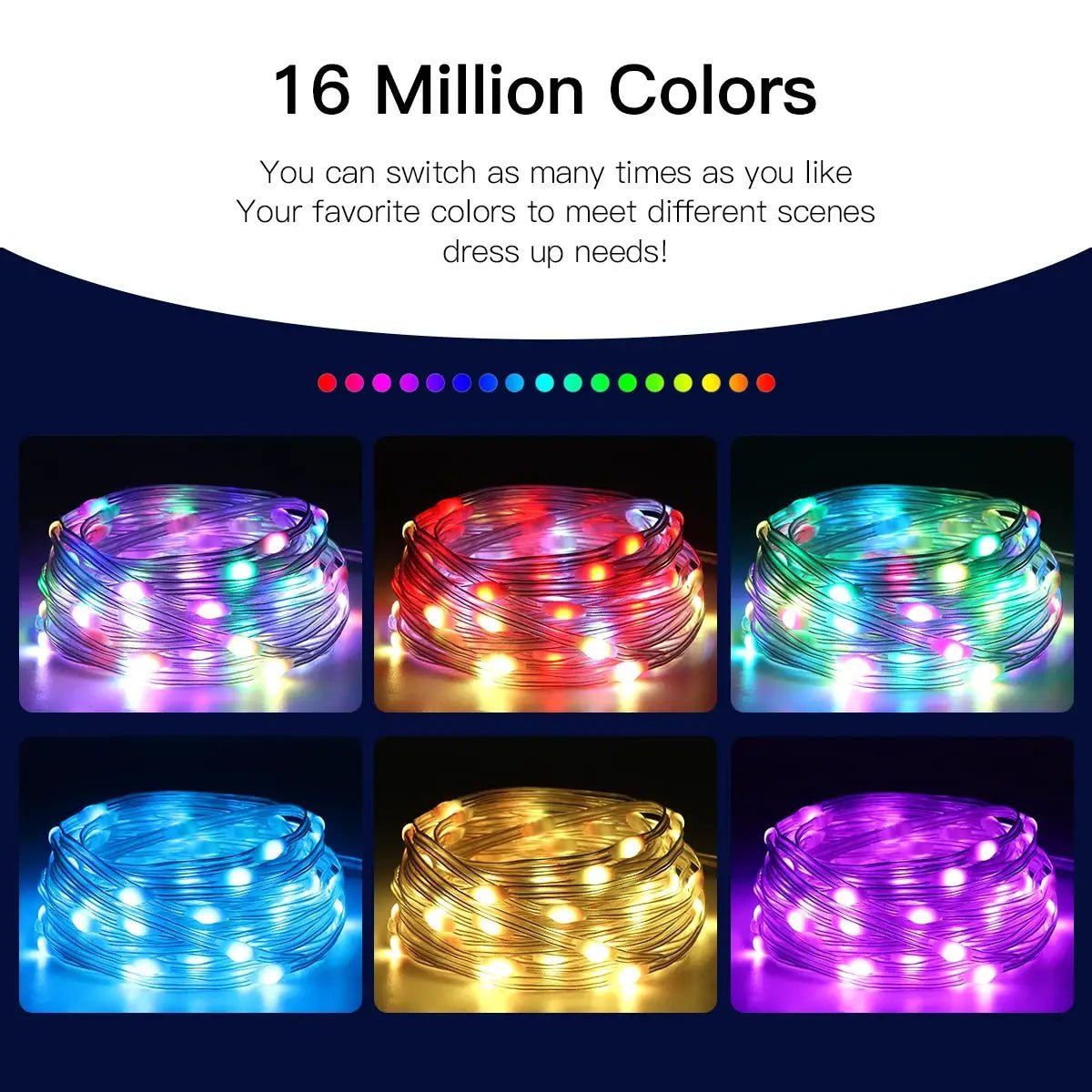 LED String Lights for Patio Mood Glow