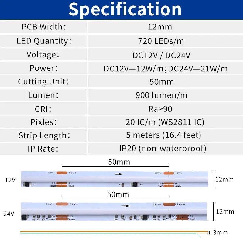 LED Strip Light for Living Rooms