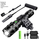 LED Tactical Hunting Flashlight for Night Scouts High Power